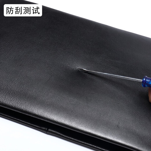 Aoyi men's handbag sheepskin handbag business genuine leather clutch envelope bag casual large capacity soft bag wallet black model large size [length 30 width 20.5 thickness 3.5 cm]
