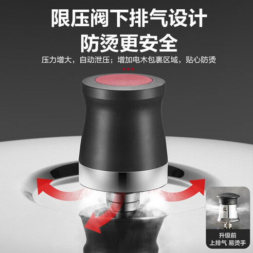 SUPOR pressure cooker gas 304 stainless steel pressure cooker household explosion-proof large capacity gas induction cooker universal diameter 20CM suitable for 2-4 people 20cm 4L
