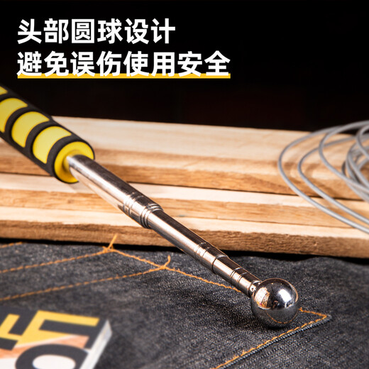 Deli home inspection empty drum hammer wall tile floor tile retractable home inspection set tool 160cm DL452003
