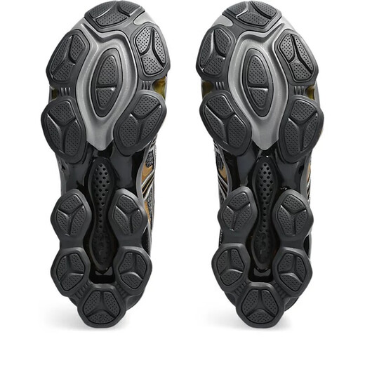 亚瑟士（asics）GEL-QUANTUM KINETIC 复古减震耐磨男士运动休闲鞋跑步鞋 碳灰/金1203A270-021 41.5 标准41.5/US8