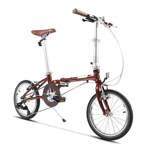 
DAHON folding bicycle 16-inch chrome molybdenum steel 5-speed retro bicycle HAC653 retro brown