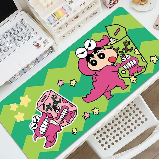 
Long mouse pad Crayon Shin-shirt super large computer desk pad high-value keyboard pads dirt-resistant and washable students ZZ-2694/Shin Shin-shirt 100cm*50cm Thick 3mm