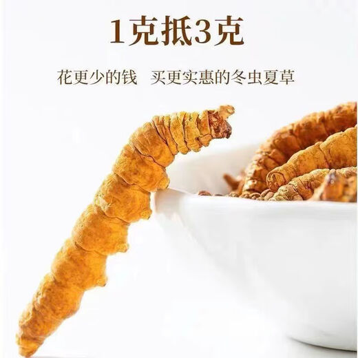 Eryabe [Official Store Special][Zhengpin] Authentic Cordyceps sinensis (Specifications 2-3 roots/gram) Buy more and get more. Zhenpin Cordyceps sinensis About 4 roots/gram 1 root price [Book more and get more and get more]