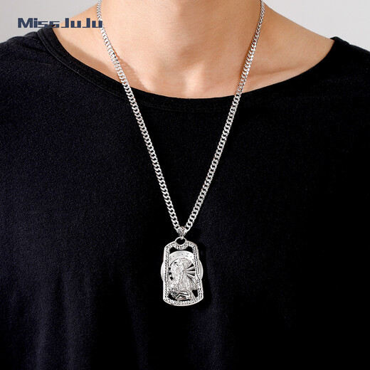 Miss JuJu pt950 platinum pendant men's domineering tiger down the mountain platinum pendant can be rotated when coming. Pendant about 30g + delivery cotton lanyard. According to the actual hair, more refunds and less supplements.