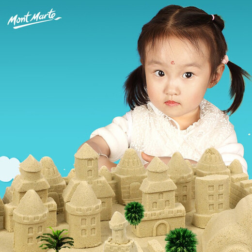 Mont Marte Kinder Raumsand Sand Safe natürliche Originalfarbe Kinder DIY -Spielzeugset Ultraleicher Tonband Form Plasticine v Mmkc0203
