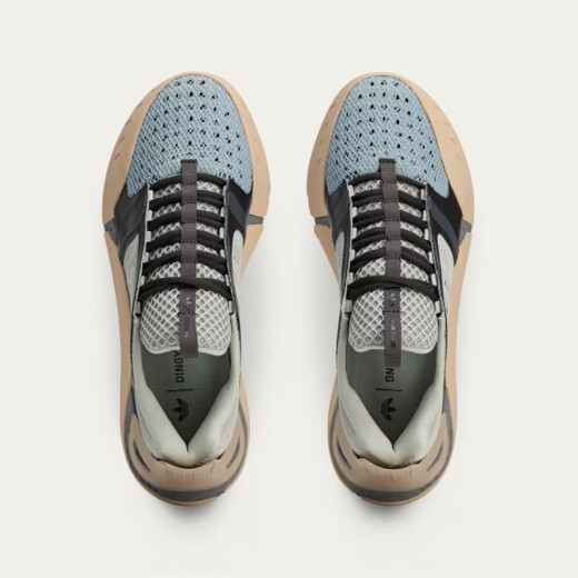 阿迪达斯 （adidas）男鞋Kouza 张鼎云联名三叶草经典复古休闲厚底减震男子运动老爹鞋 浅灰棕JI3893 40