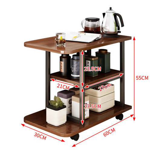 Dividing Line Side Table Tee Tisch Kleine Apartmentsofa Seitenisch beweglicher Tee Tisch Wohnzimmer Multifunktionale Ecke Tisch Tee Tisch