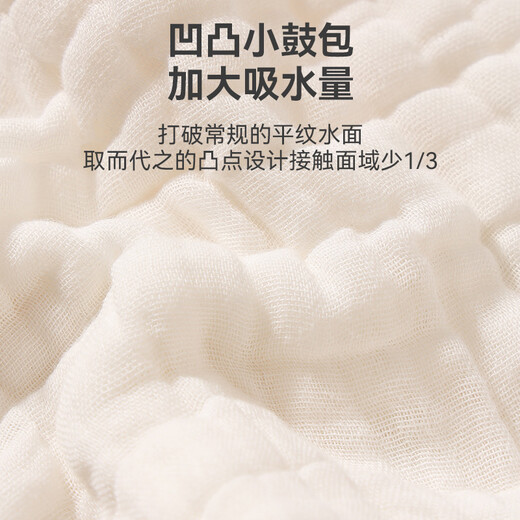 Cotton++ (Cotton++) Newborn gauze ring Diaper baby pants can wash diapers diapers pure cotton diapers breathable baby 5 packs S code/0-1 month/4-10Jin[Jin equals 0.5 kg]