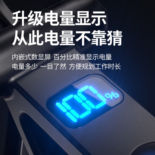 Yinlongdao (YINLONGDAO) Yinlongdao electric lawn mower rechargeable small household lithium battery mower mower tool trimmer removal [Gear transmission] 9-inch brushless digital display model 15281