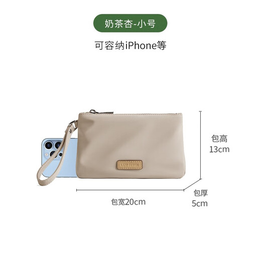 LEF Encore Red New Damen Brieftasche kleine Tasche Intellektuelle elegante einfache Handgelenk Handy Pack Geschenk Milk Tee Aprikose-Can-Ständer iPhone14