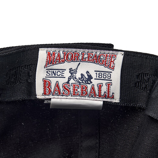 MLB棒球帽子夏季小LOGO软顶鸭舌帽休闲送礼3ACPB045N-50BKS