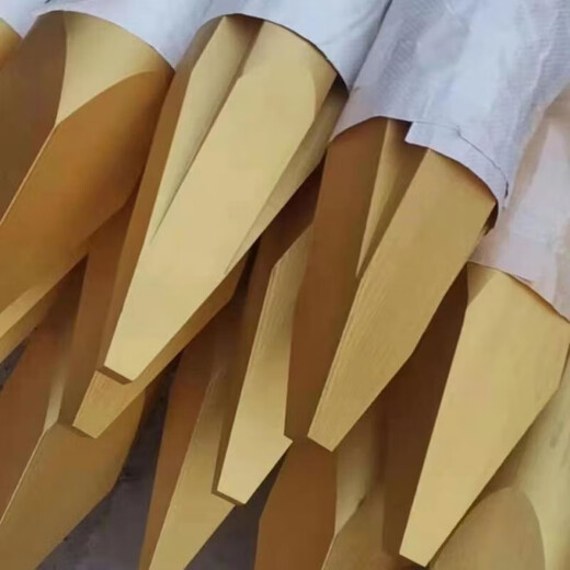 俏博莱挖机破碎锤钎杆加长45/53/68钎杆75/100/14070炮头 钢针 耐磨炮针 100加强【高耐磨热处理】1.5米长