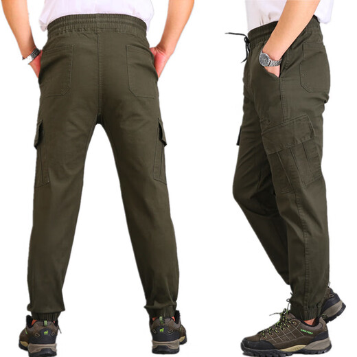 Kyutano Arbeitshosen tragen resistente Männer tragen resistente Hosen, die von Auto-Reparaturarbeitern bei der Arbeit und Arbeit getragen werden, die Männer tragen und lose Arbeiten im Herbst und Sommer (kurzer Stil) 829 (sechs Taschen) 170/l