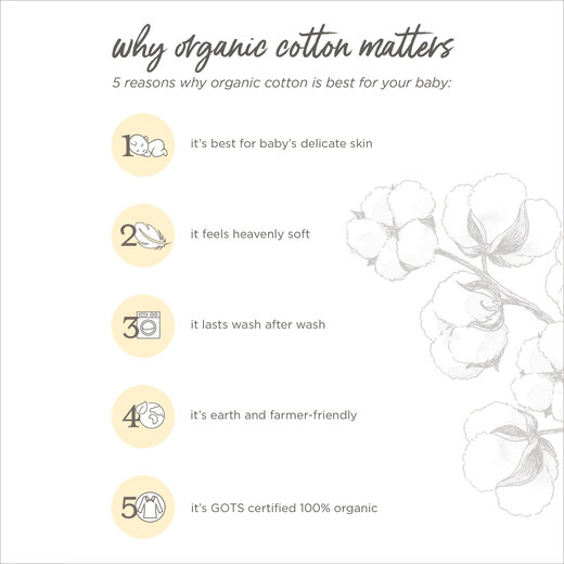 Burt's Bees Baby Burts Bees Baby Girls' Zippered Pajamas & Bibs Daylily 18 Months