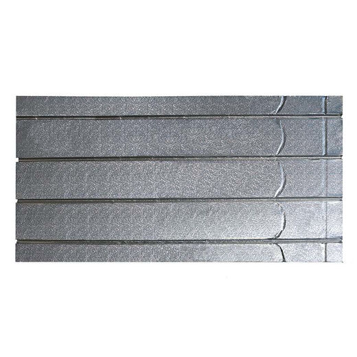 Floor heating module backfill dry aluminum foil geothermal superconducting extruded board aluminum plate template water floor installation insulation board household aluminum foil superconducting U-shaped 16 (1.2 m