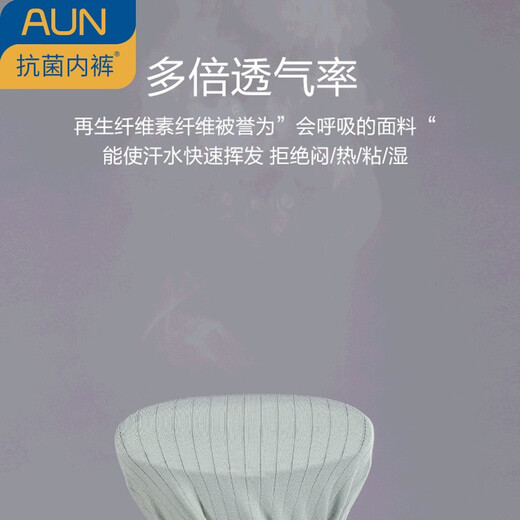 AUN AUN Pantalones de boxeadores sueltos antibacterianos para hombres Pantalones de algodón ANTRESIONADO ABSORBENT PITIENDES DE ALGO DE COLED de algodón