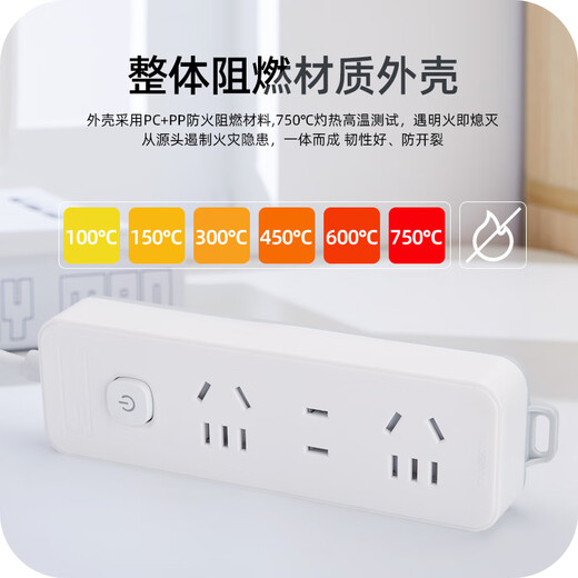 Cici national standard socket/socket strip/socket board/socket strip/socket board/pull line board/terminal board 3-position master control, total length 1 meter A102