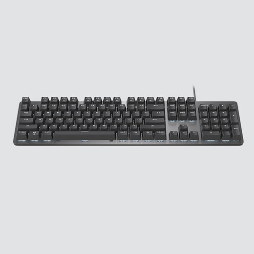 罗技（Logitech） K845有线游戏键盘 机械办公键盘 104键DIY键帽电竞键盘吃鸡键盘 小刘鸭联名节日礼物 【K845小刘鸭系列】 黑色  茶轴
