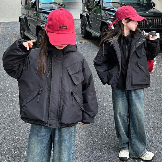 Chaqueta para niñas de peces de pudín para niñas para niños otoño e invierno