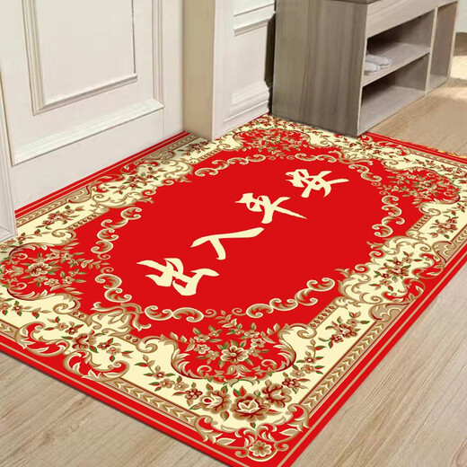 Center of mass primary color entrance door home living room foyer bedroom carpet bathroom kitchen absorbent non-slip mat G-Entry safe 80*100cm