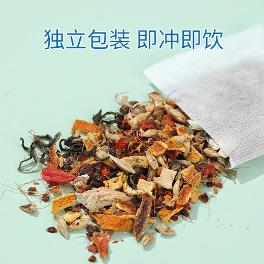 北京同仁堂玉米须桑叶茶青钱柳菊花牛蒡根血压血糖血脂甘油 2袋