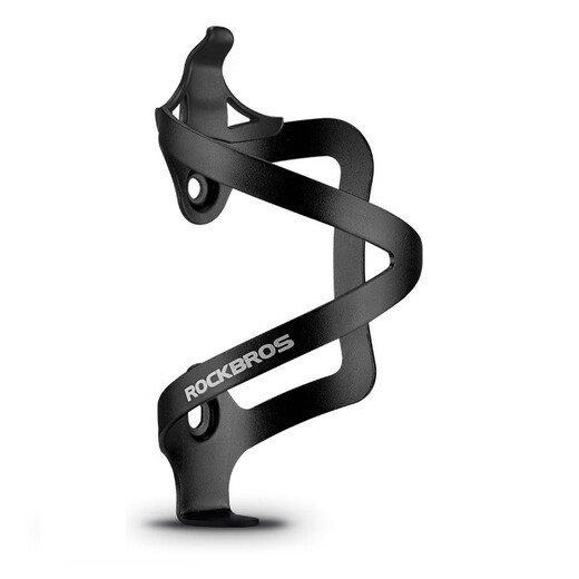 ROCKBROS Bicycle Aluminum Water Bottle Cage Integrated Mountain Bike Water Cup Holder Cycling Equipment Cycling Accessories Bilateral Style - Blue (With Screws + Tools)