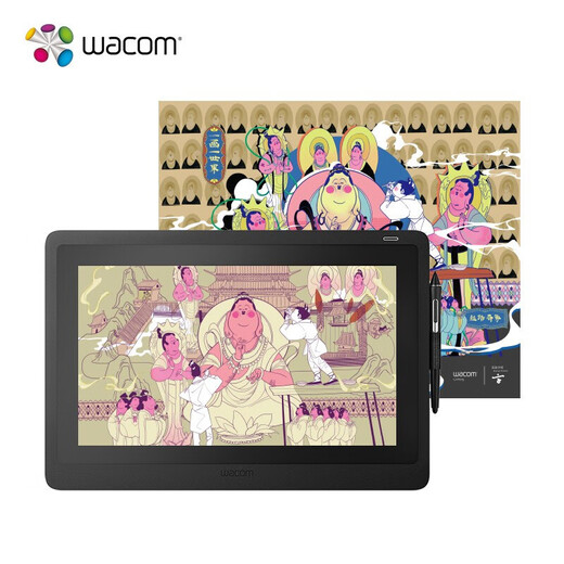 WACOM New Di Digital Screen Professional-grade hand-painted screen Handwriting board Online class hand-painted board Designer painting screen Computer painting board Writing board Cintiq LCD digital panel DTK1661 15.6 inches (inquiry gift/in installment interest-free)
