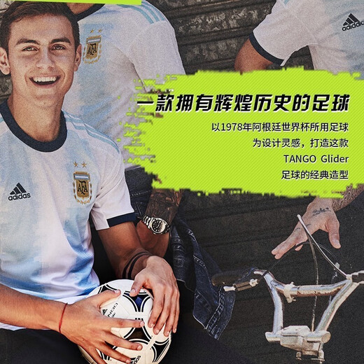adidas阿迪达斯足球卡塔尔世界杯足球比赛训练用球成人青少年儿童足球 S12241 （经典世界杯款5号球）