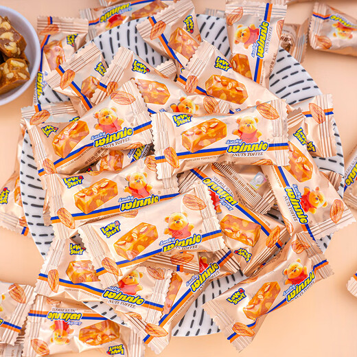 Natsume's friends Lucky Winnie nut toffee crisp wedding candy bulk casual snacks Lucky nut toffee 400g