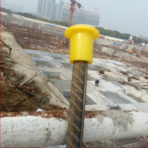 Dianrong steel wire head protective sleeve threaded steel bar protective cap mushroom cap steel pipe protective sleeve shelf pipe blocking bolt cap steel bar diameter 30-55mm built-in steel sheet