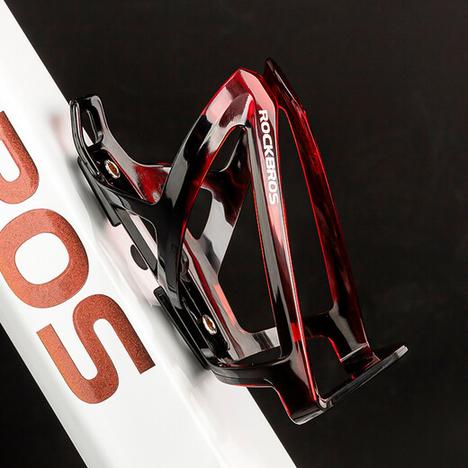ROCKBROS Bicycle Water Bottle Cage Colorful Road Bike Mountain Bike Water Cup Holder Cycling Bracket Equipment Accessories Black Red