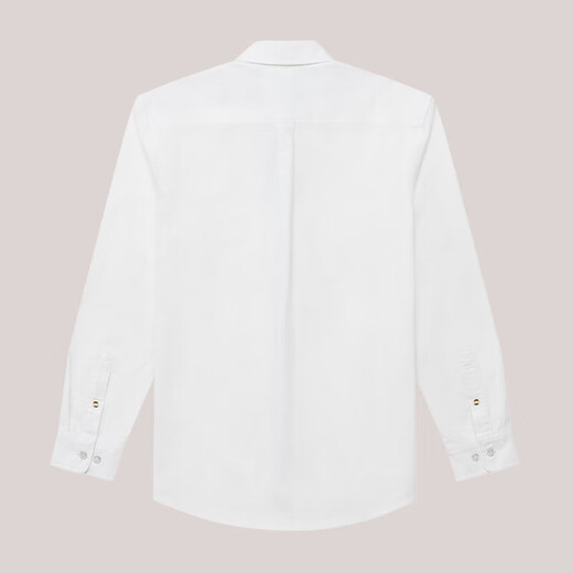 HAZZYS Men's Oxford Long Sleeve Shirt ASCZK1BCI46 Beige OW 175/96A48