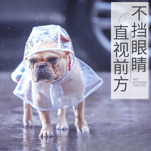 Huayuan Pet Tools Puppy Dog Raincoat à quatre pattes imperméable tout compris en peluche en peluche en peluche