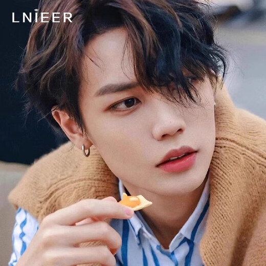 Lnieer medical titanium steel earrings men's trendy hip-hop plain hoop earrings for ear piercing circle ear bone titanium alloy earrings 10mm medical titanium steel earrings 1 pair