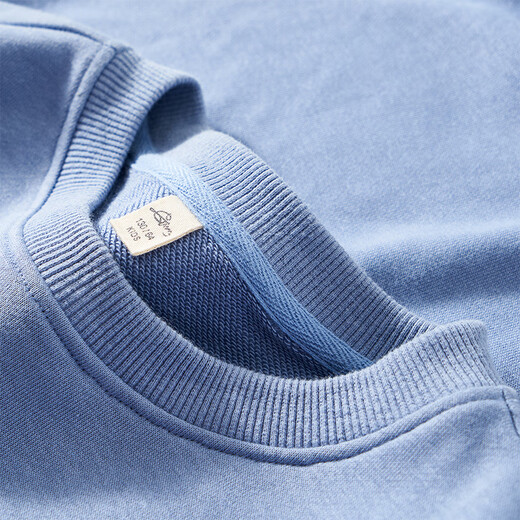 Jeanswest parent-child clothing for a family of three 2025 spring new sweatshirt family portrait panda top thin long-sleeved bottoming shirt soft and comfortable lemon yellow/national treasure panda 110