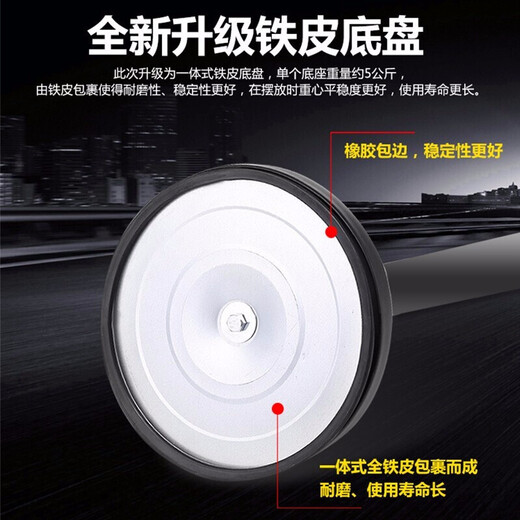 Barrier rod isolation cordon warning column isolation belt telescopic belt stainless steel railing queue guardrail fence 3 meters line brilliant silver [Double upgrade - more durable]