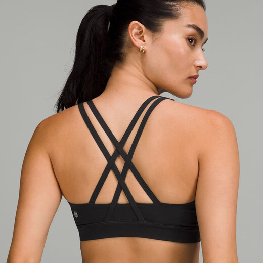 Lululemon丨Energy Women's Sports Bra Training Yoga Removable Chest Pad LW2D85A Black S