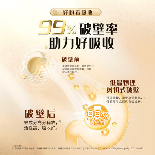 Runhe Guangyi Yuyi Ganoderma Спор порошковые капсулы для людей среднего и пожилых людей, чтобы улучшить иммунитет и разбить стену ганодерму Споры Порошок Официальный магазин.
