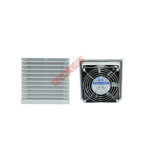 Clcey Electric Box Filtre Ventilateur Armoire d'obturation de chaleur Échappement de petit ventilateur avec filtre 220V24V FKL6626.300 (réseau unique)