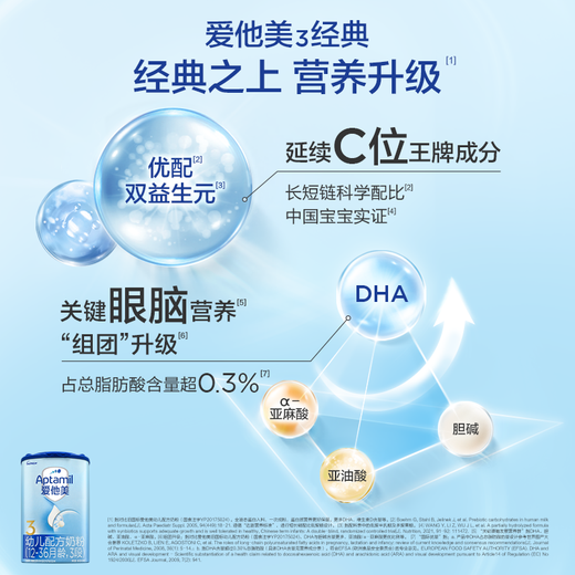 Aptamil Classic Infant Formula Milk Powder Stage 3 (12-36 months) 800g*1 can New National Standard