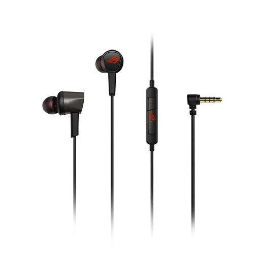 ROG Advent 2 Standard Edition In-Ear Gaming Headset 3.5mm Gaming Phone Accessories Computer Surround 7.1 Sound Built-in Microphone Wired Headset Delta Action