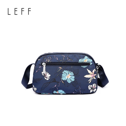 LEIF Bolso de hombro de LEIF de mujer Bolsa doble impresa en forma de doble lienzo
