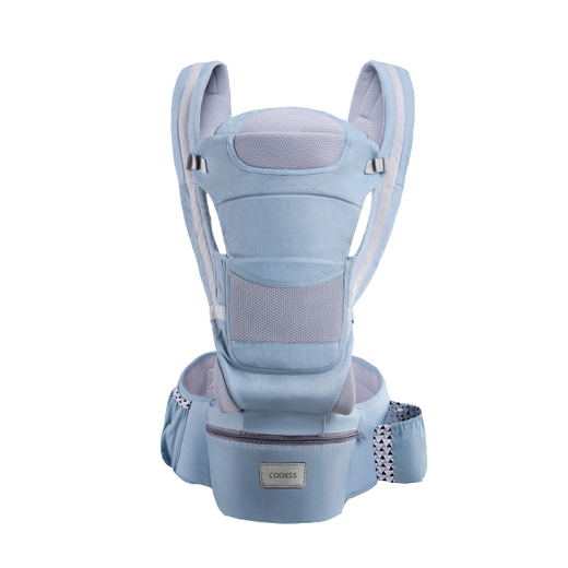 Kochbabysbaby Gurt Taillenhocker vorne Umarmung Multifunktional reines Baumwoll vier Staffel Universal Baby mit Artefakt Neugeborenes Baby Holding Baby Sittinghocker frisch grün