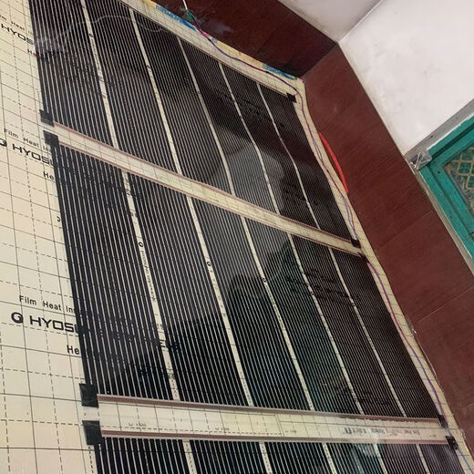 山头林村卡驰慕宁品质石墨烯地暖电热膜家用电热膜电热炕石墨烯地热碳纤维 进口PTC变频黑膜3代 2.6*1.75米双温控器厚反射膜