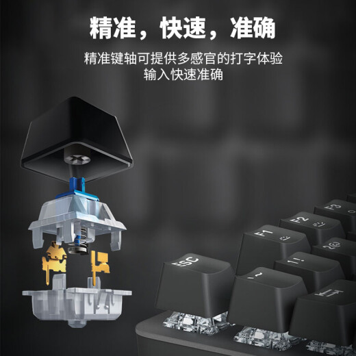 罗技（Logitech）K845机械键盘有线键盘游戏键盘办公全尺寸电竞发光吃鸡键盘办公用品WF13A K845可妮兔联名机械键盘 青轴【25%用户选择】