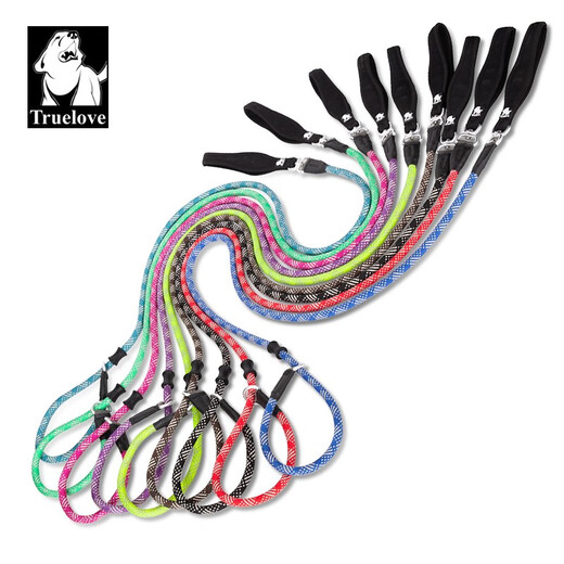 
TRUELOVE Dog Traction P-leash Small Medium Large Dog Golden Retriever Border Collar Husky Labrador Dog Chain TLL2575 Yuemeihong M Size