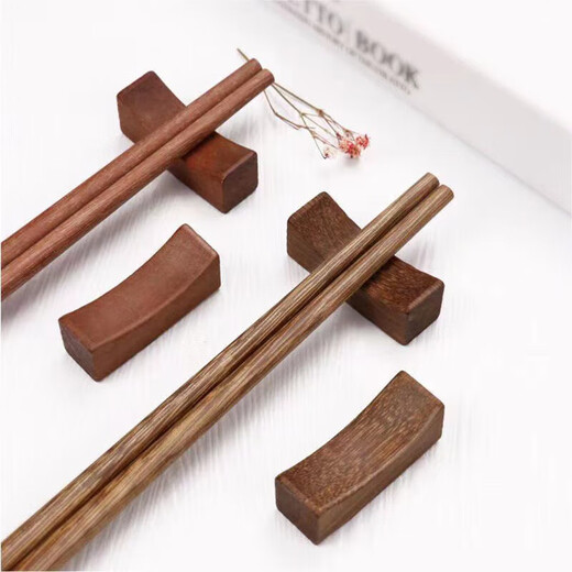 Wilkie Chicken Wing Wood Chopstick Holder Wooden Chopstick Pad Holder Chinese Dining Table Stand for Chopsticks Chopstick Pillow Holder for Male Chopstick Feet Chopstick Seat 10 Pack Chicken Wing Wood Chopstick Holder
