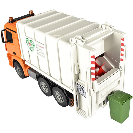 Shuangying großer Fernbedienungskontrollmüll sortieren umweltfreundliche Transportfahrzeughandbuch Ingenieur Truck LKW Truck Kinder Spielzeugwagen Jungen 1 Fernbedienungskontrolle umweltfreundliche Hygiene Müllwagen offizielle Standardkonfiguration