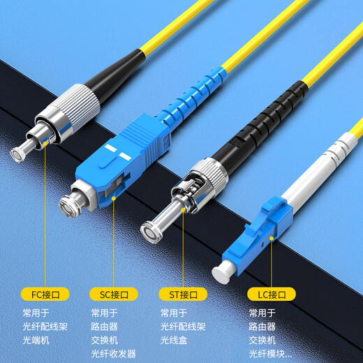 Zhongtian Hengke Telecom Fiberom Fiber Optic Jumper de 2 metros de un solo núcleo 3.0 LC-LC Transceptor Pigtail ZT-L302-SM