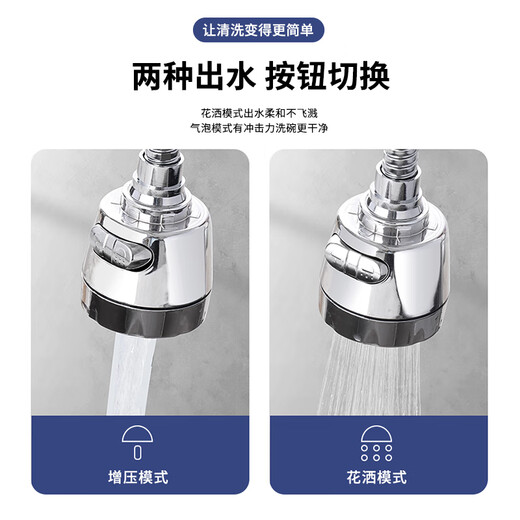 Badger faucet extender anti-splash faucet anti-splash head kitchen universal rotating filter extender